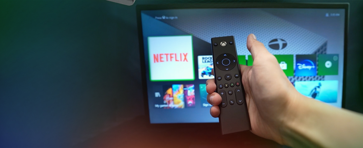 Control remoto multimedia PDP con botones iluminados para consolas Xbox Series X y S