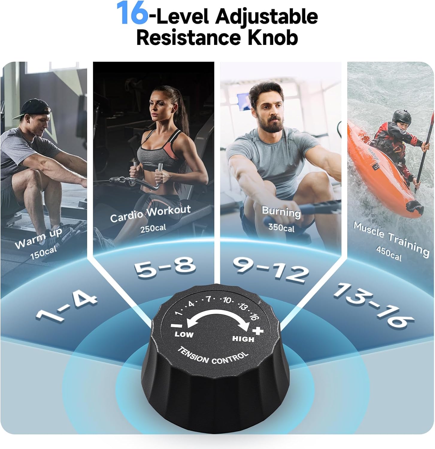 maquina de remo magnetica casa remadora plegable silenciosa 160kg monitor lcd cardio cuerpo completo fitness chile