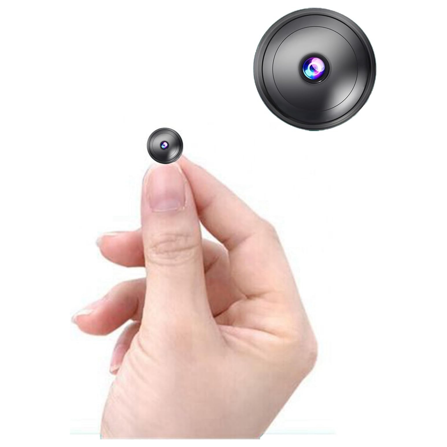 Mini camara espia wifi hd 1080p oculta monitor mascotas vision nocturna sensor movimiento audio seguridad hogar