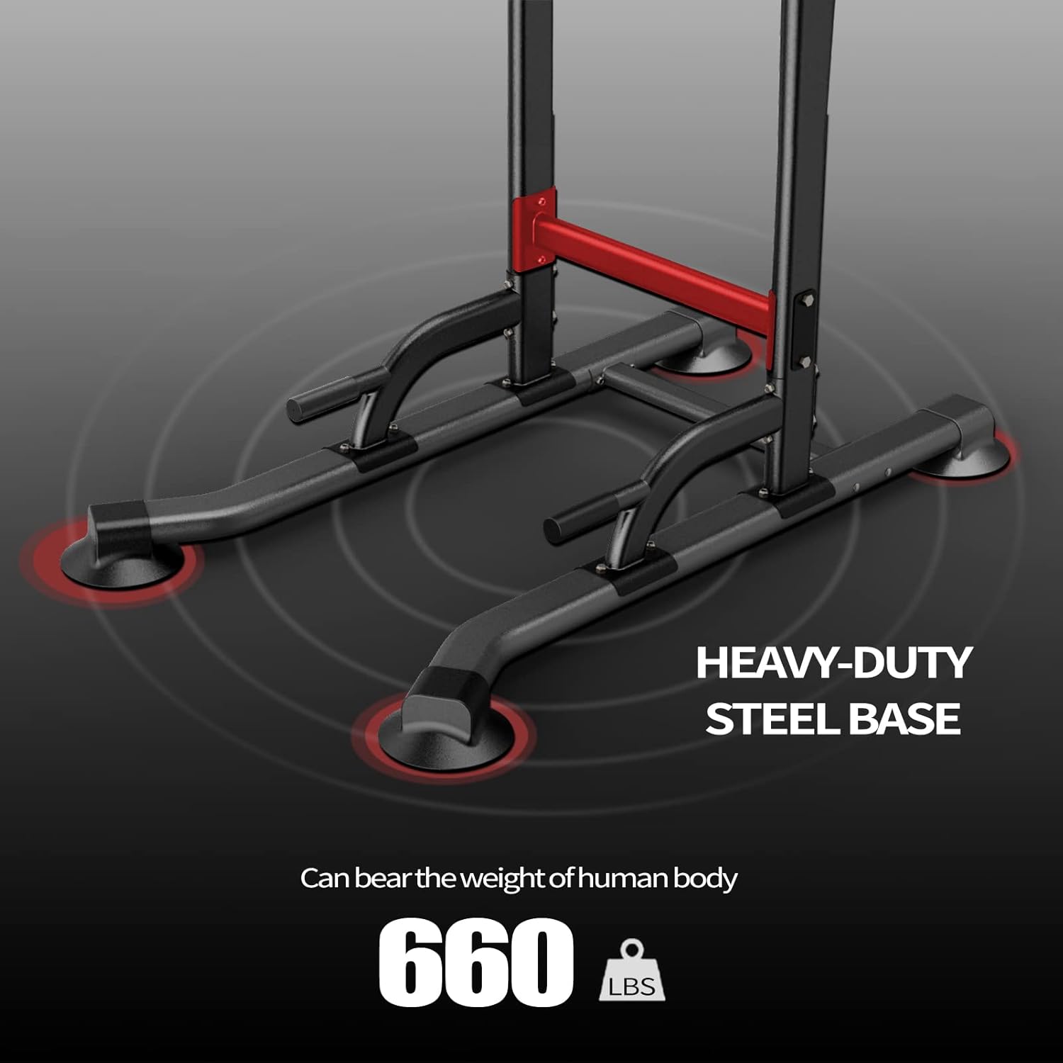 estacion dominadas fondos power tower ajustable altura maquina ejercicios casa multifuncional espalda abdominales chile