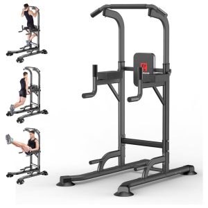 estacion dominadas fondos power tower ajustable altura maquina ejercicios casa multifuncional espalda abdominales chile