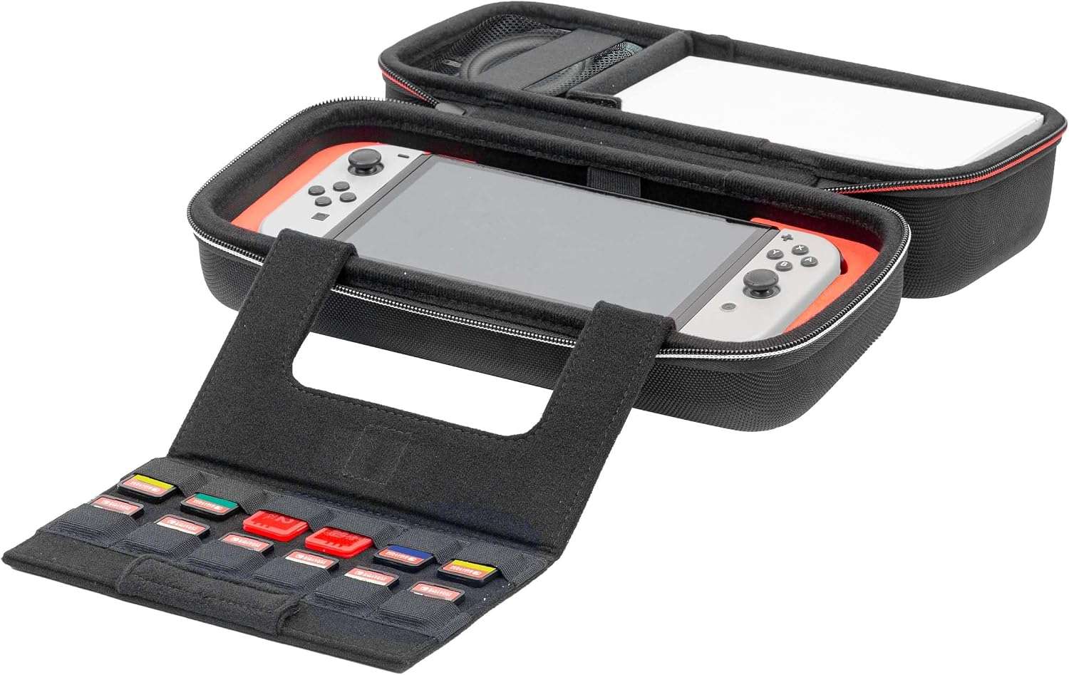 bolso estuche rigido de viaje rds industries para nintendo switch 2 y oled con espacio para dock ideal para gamers en chile