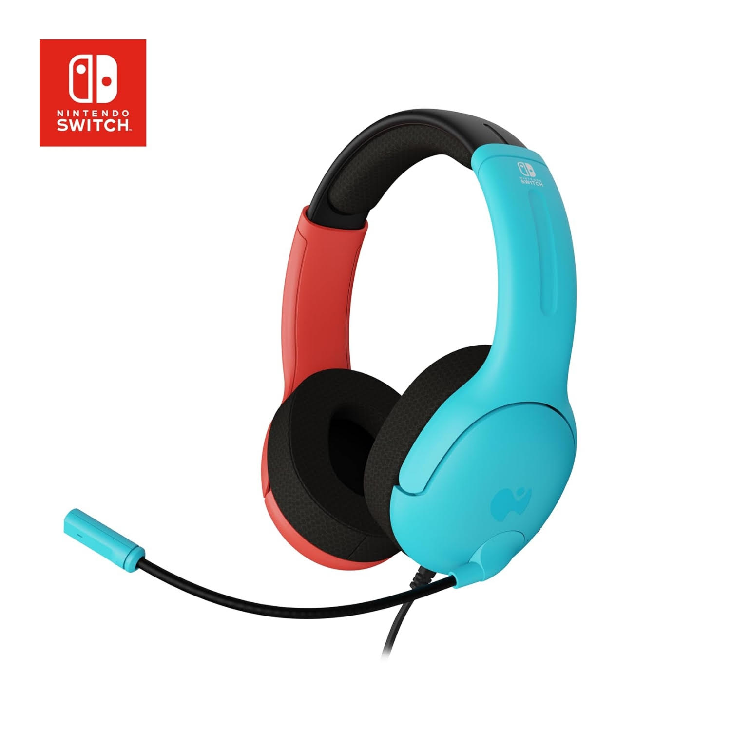 Audifonos gamer Pdp con microfono para Nintendo Switch color negro y azul ideales para jugar online en Chile