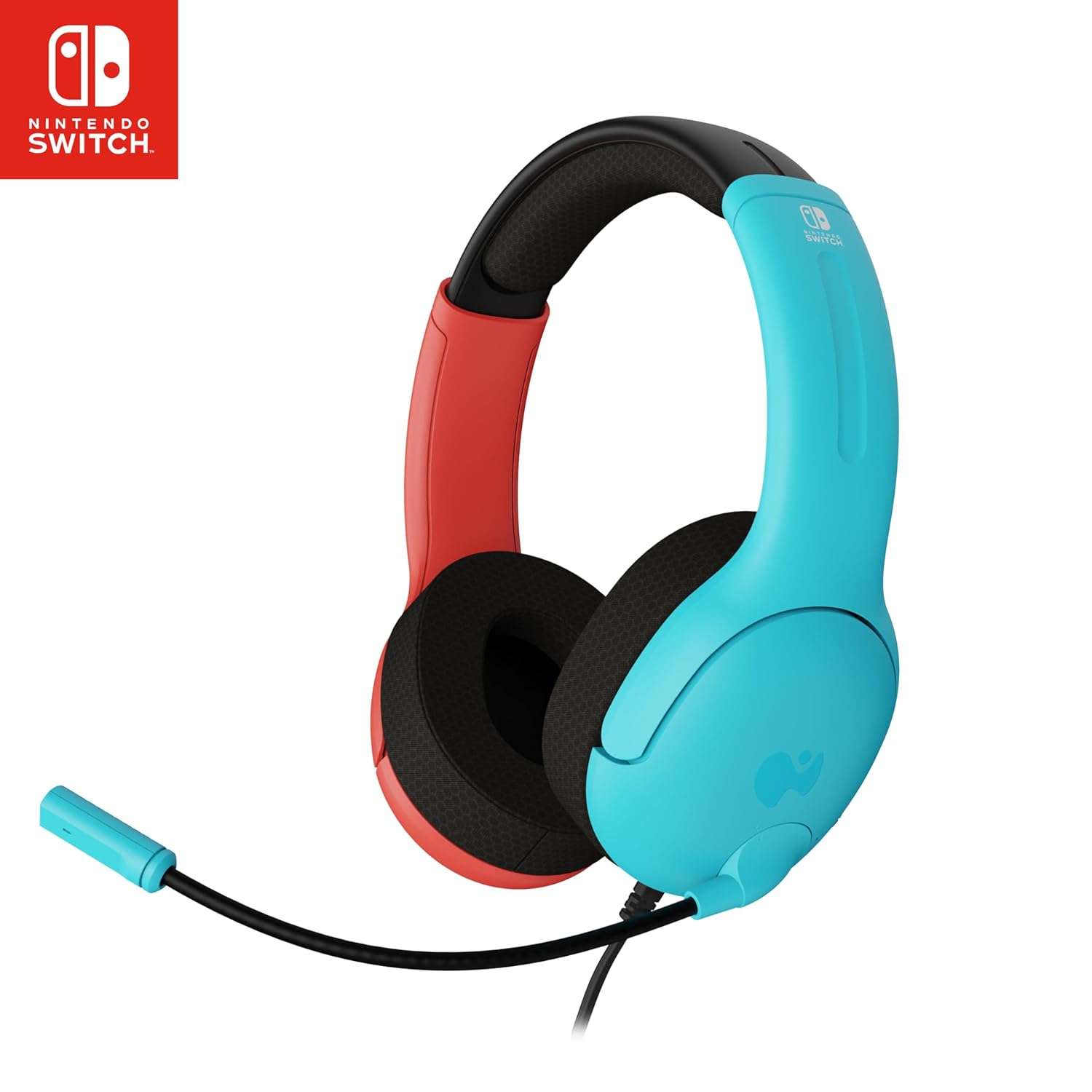 audifonos gamer pdp airlite para nintendo switch con controladores de 4.00 centimetros color negro y azul ideal para chile
