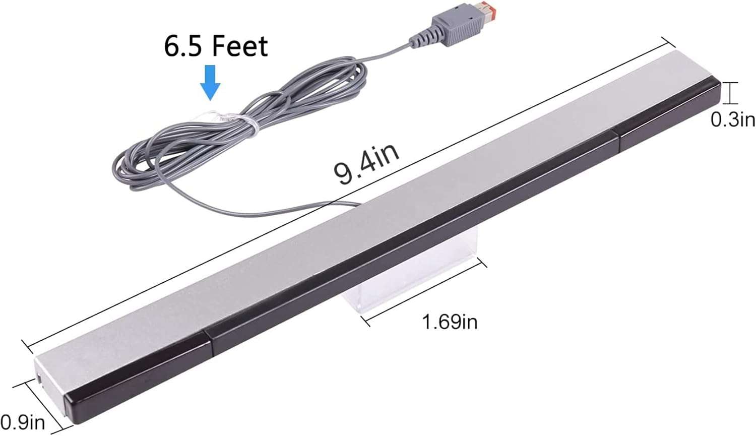 barra sensora infrarroja de repuesto con cable para nintendo wii y wii u ideal para jugar en chile