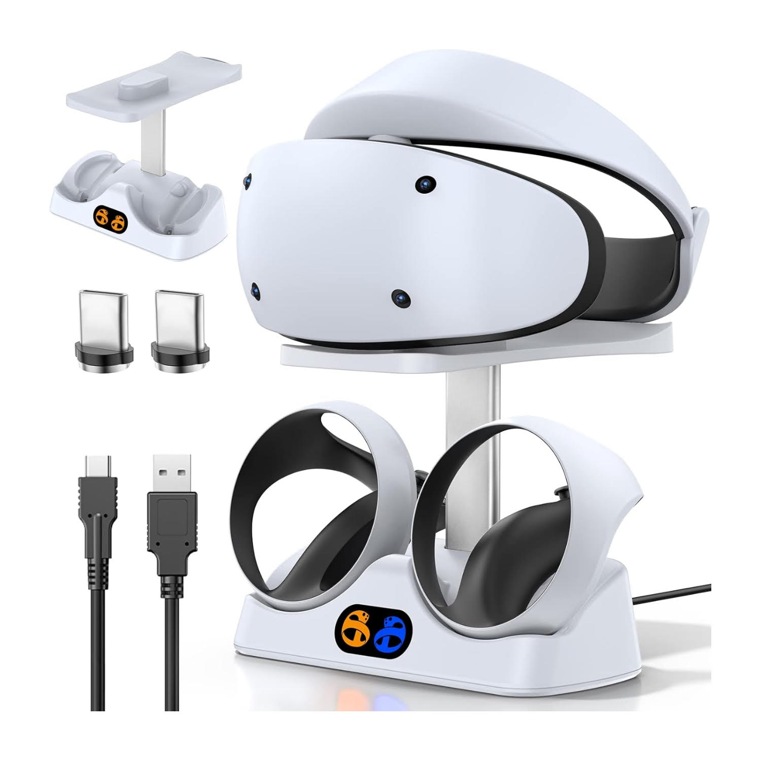 base de carga magnetica ps vr2 soporte para casco y controles playstation 5 en chile