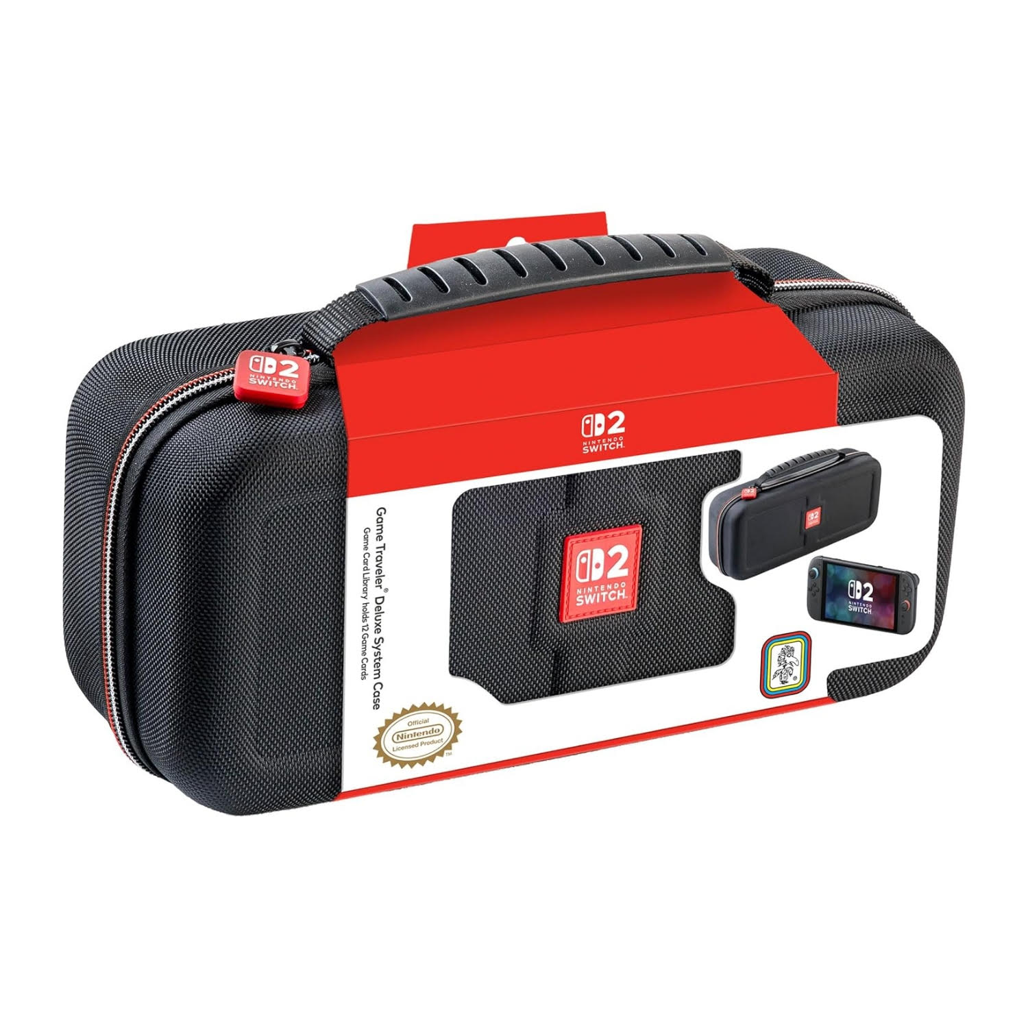 bolso estuche rigido de viaje rds industries para nintendo switch 2 y oled con espacio para dock ideal para gamers en chile