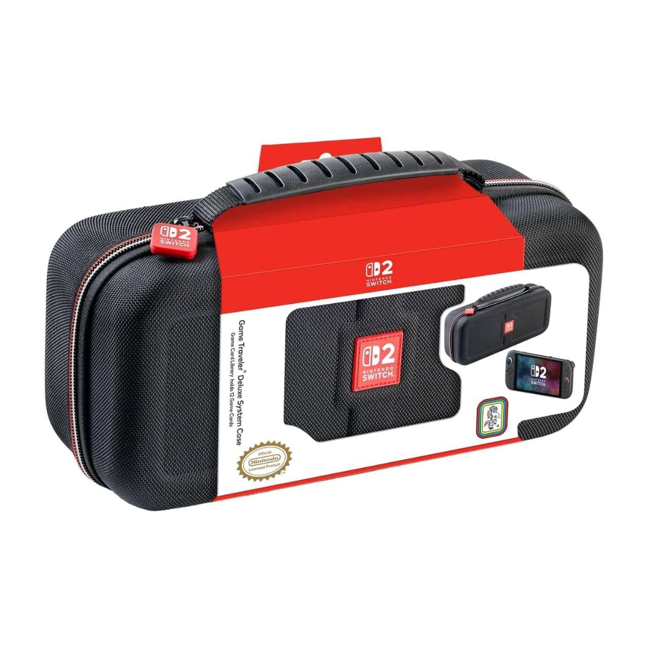 bolso estuche rigido de viaje rds industries para nintendo switch 2 y oled con espacio para dock ideal para gamers en chile