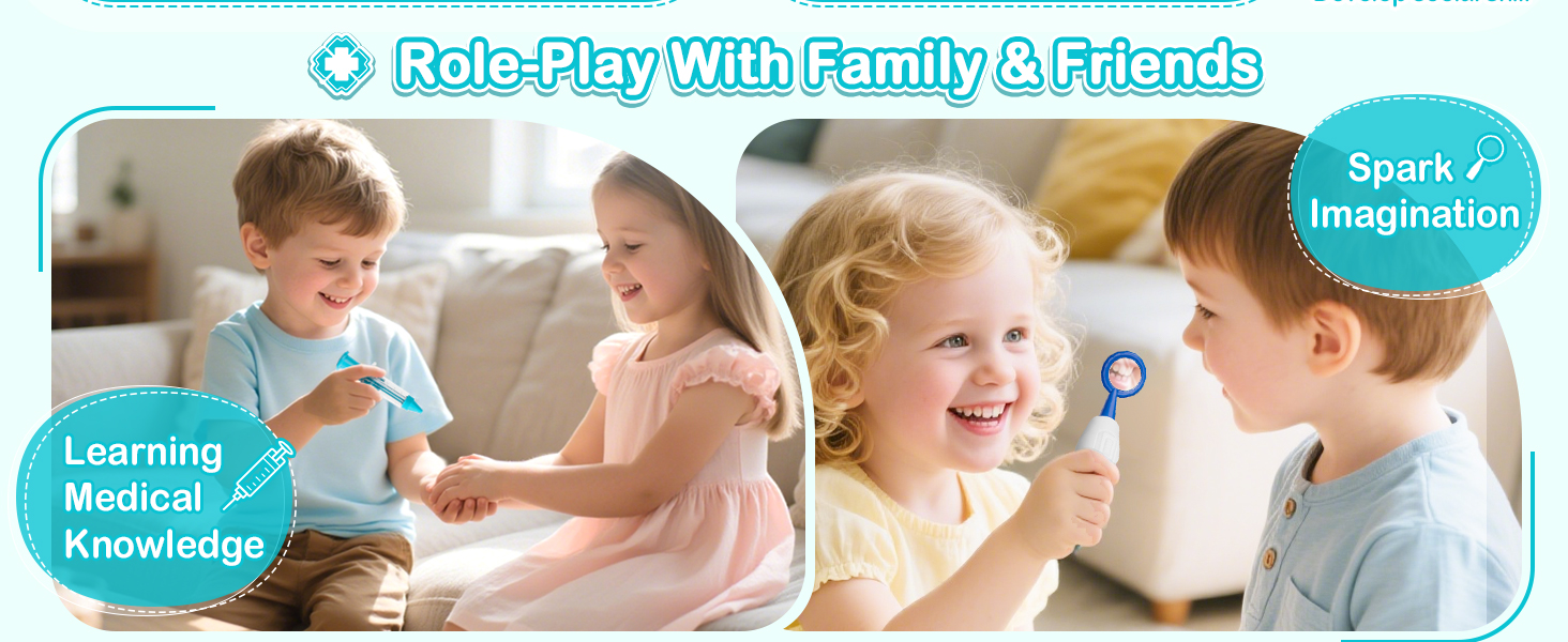 carrito doctor juguete niños luces sonido disfraz medico 26 piezas set enfermeria infantil regalo 3 años chile educativo