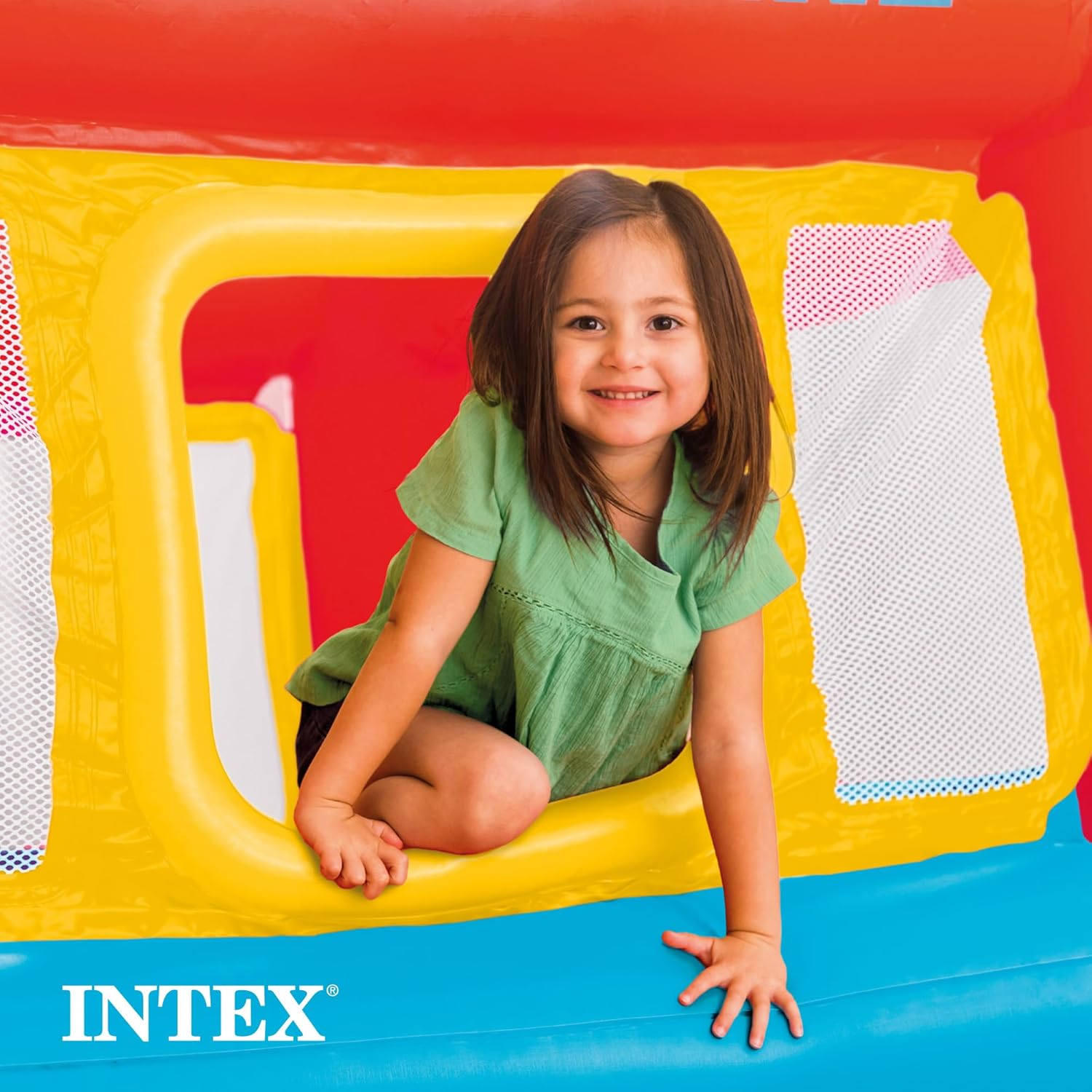 castillo inflable intex 174x174 cm saltarin niños 3 a 6 años juego interior exterior base acolchada medidas exactas chile