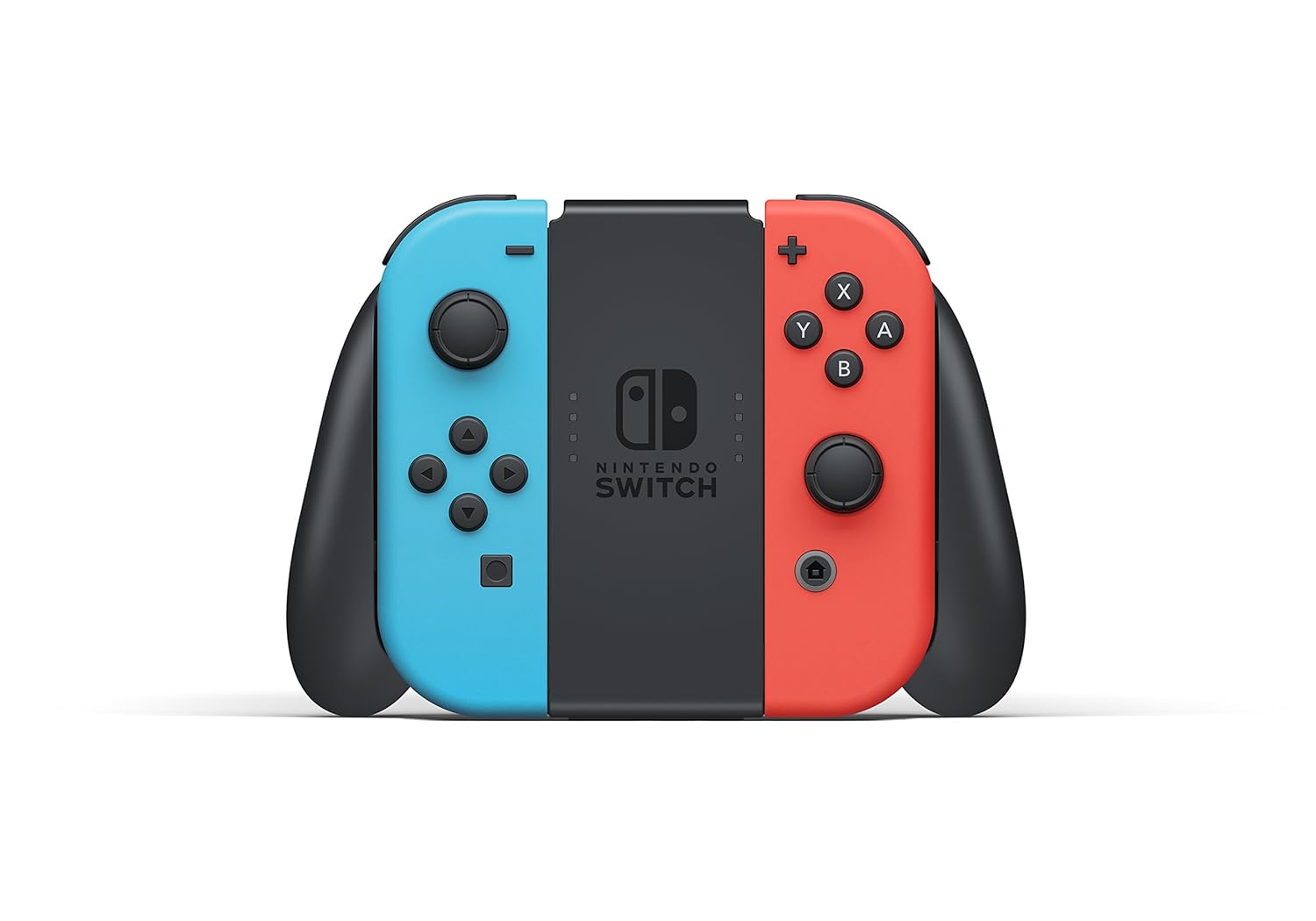 consola nintendo switch portatil tv colores neon azul rojo pantalla 15 7 centimetros para jugar en familia
