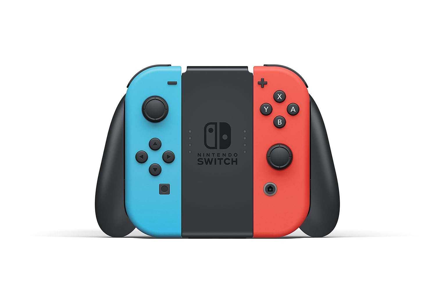 consola nintendo switch portatil tv colores neon azul rojo pantalla 15 7 centimetros para jugar en familia