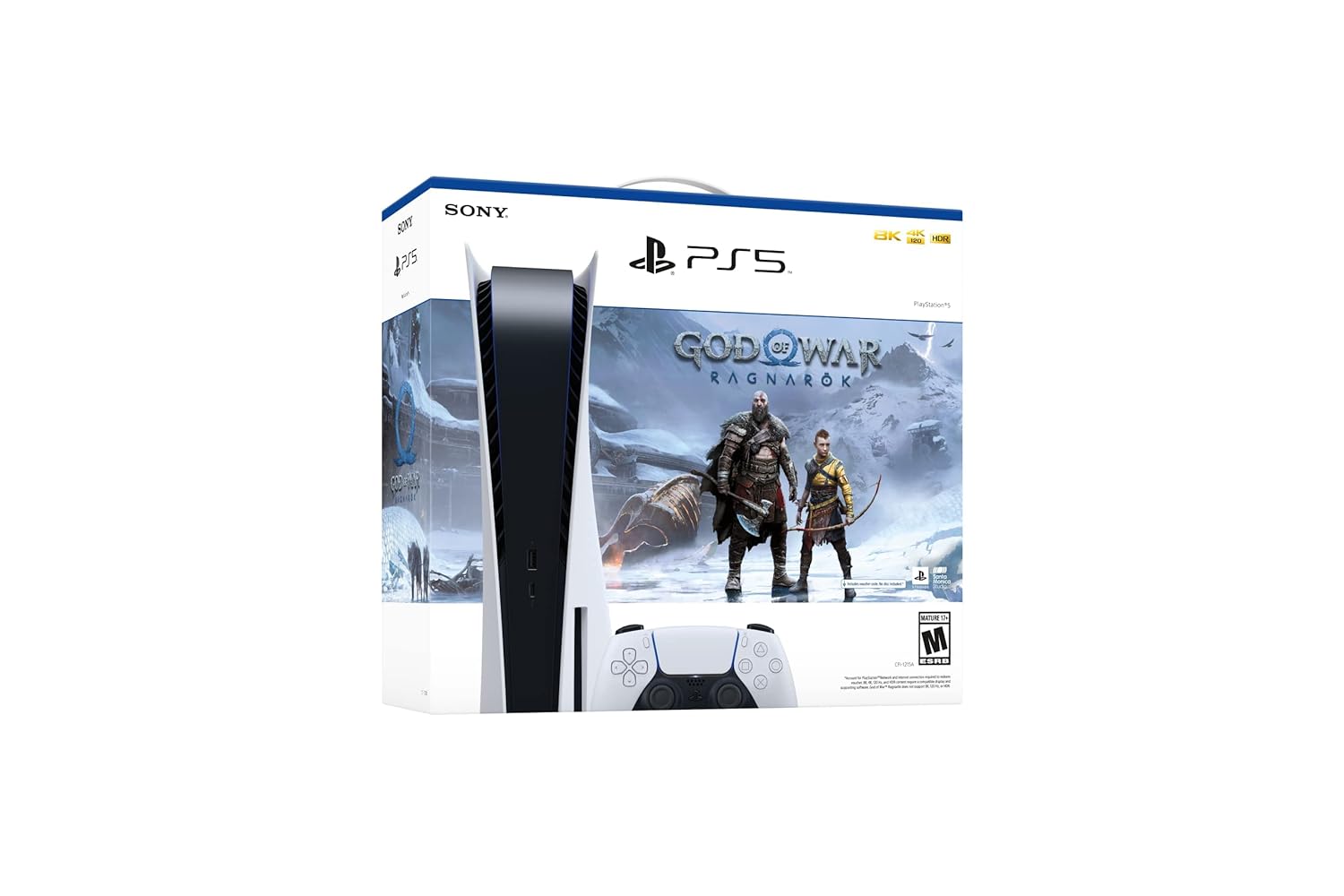 consola playstation 5 ps5 con juego god of war ragnarok y control dualsense para vivir la mejor aventura en chile