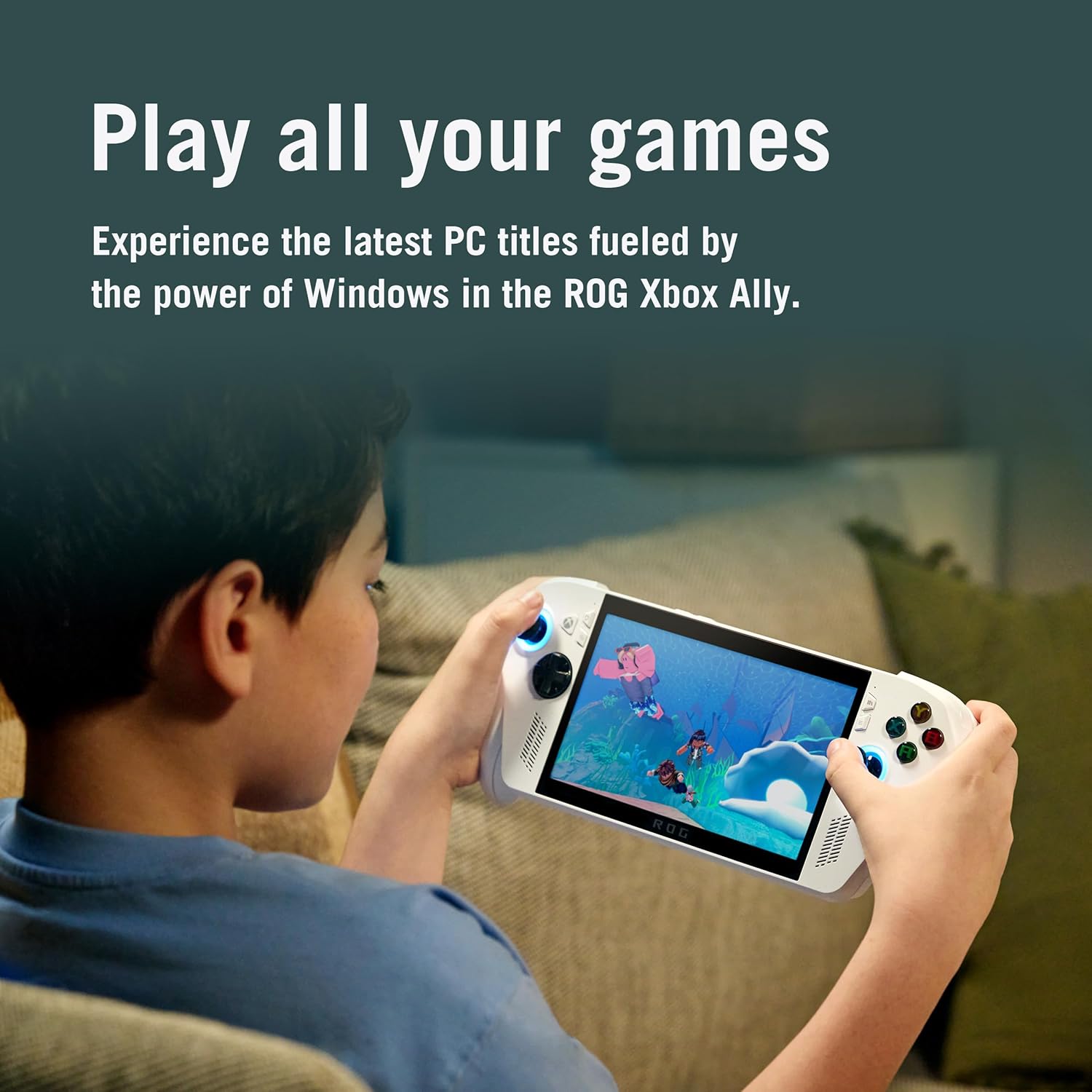 consola portatil asus rog xbox ally ryzen z2 con pantalla de 18 centimetros ideal para jugar en chile
