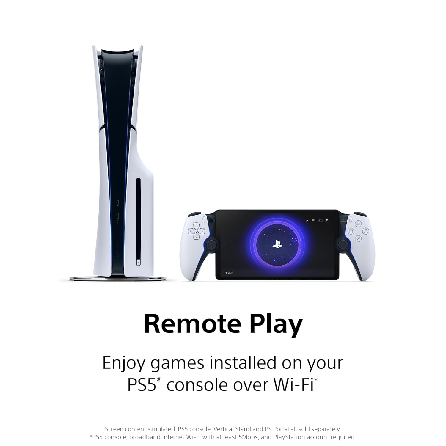 reproductor remoto playstation portal ps5 con pantalla de 20 centimetros para jugar juegos de ps5 por wifi en chile
