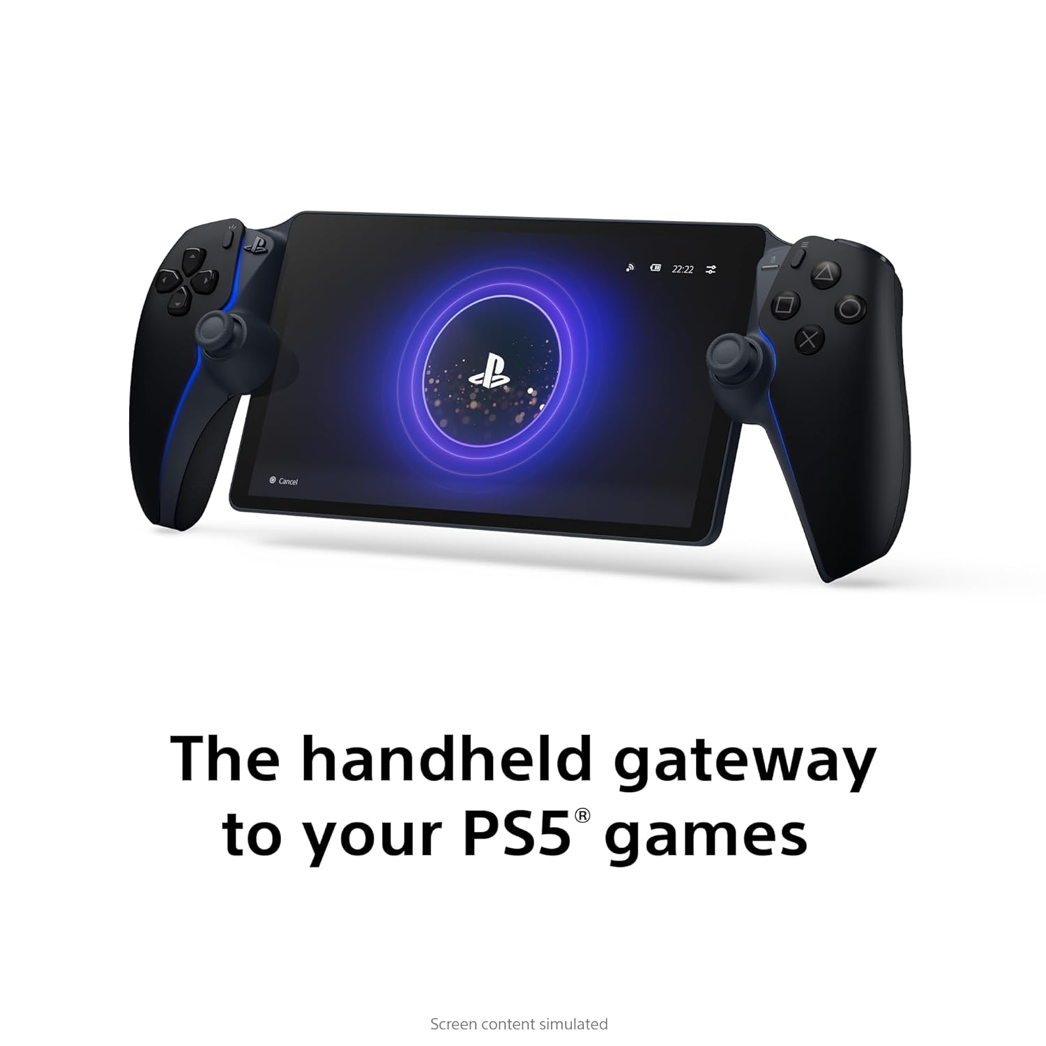 playstation portal reproductor remoto ps5 negro 20 centimetros ideal para jugar en casa en chile