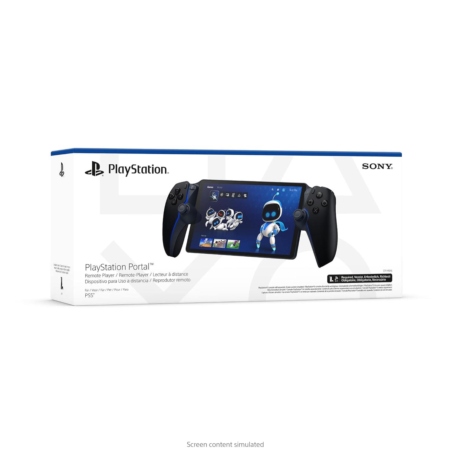 playstation portal reproductor remoto ps5 negro 20 centimetros ideal para jugar en casa en chile