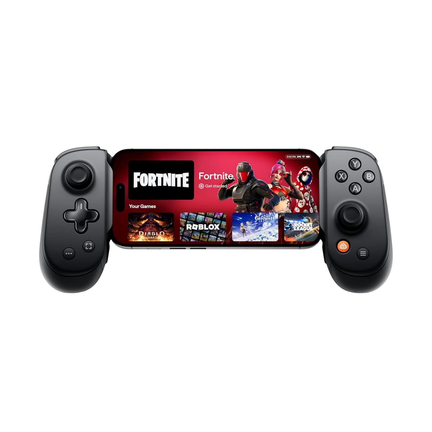 control gamer celular backbone pro iphone android usb c ideal para jugar en chile