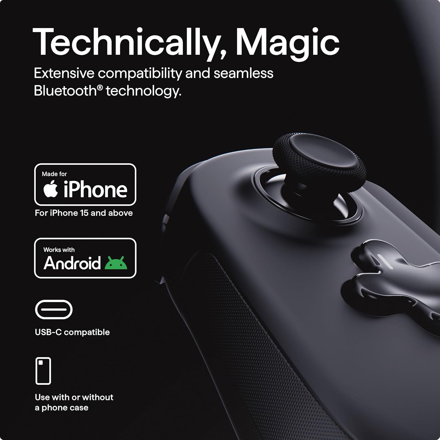 control gamer celular backbone pro iphone android usb c ideal para jugar en chile