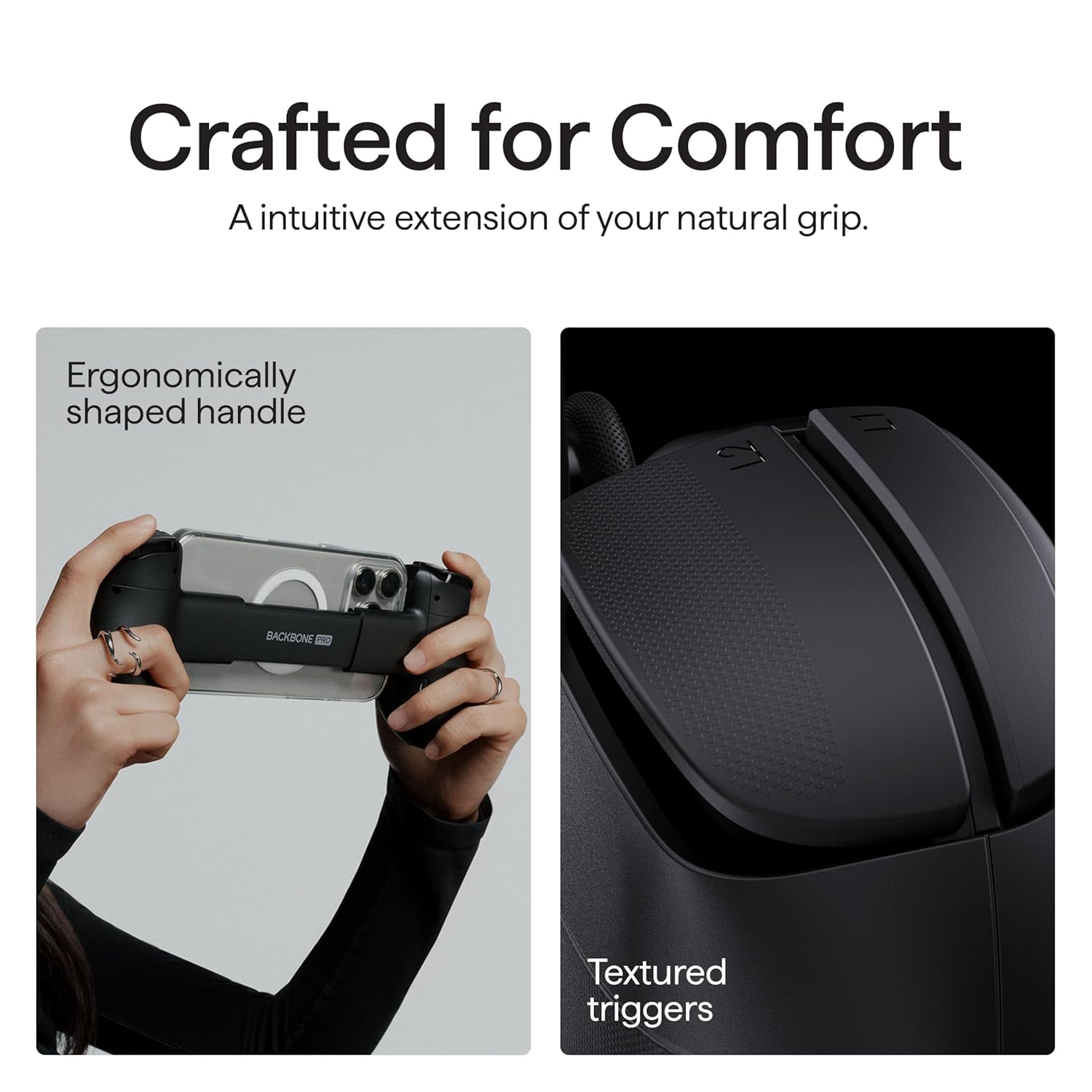 control gamer celular backbone pro iphone android usb c ideal para jugar en chile