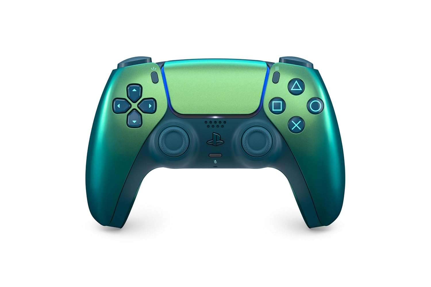 control inalambrico playstation 5 ps5 dualsense color chroma teal con microfono para jugar en chile
