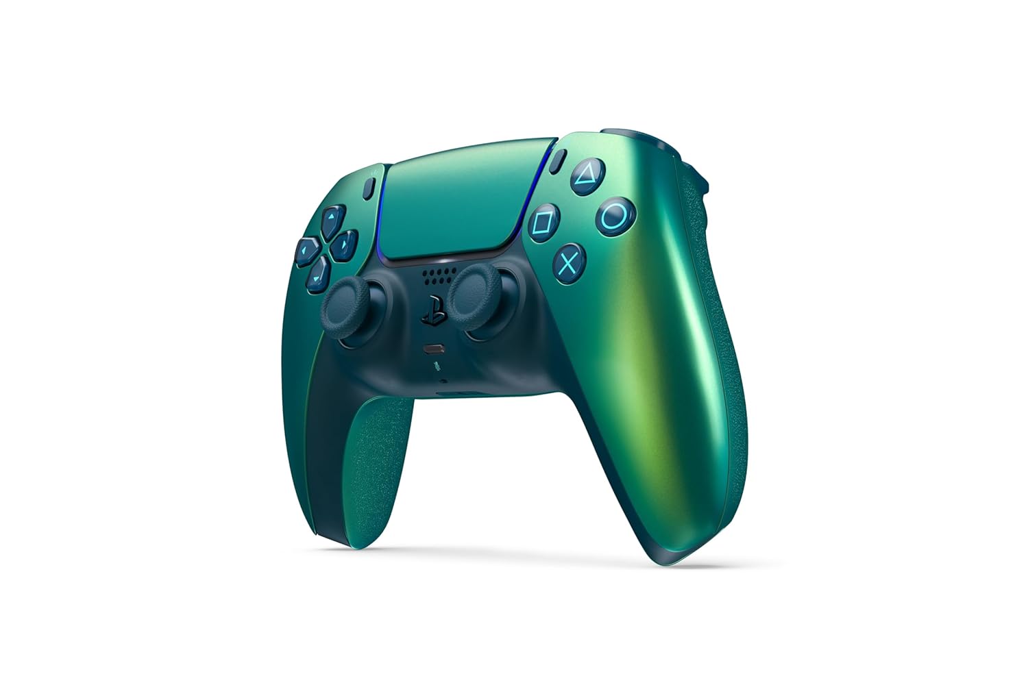 control inalambrico playstation 5 ps5 dualsense color chroma teal con microfono para jugar en chile