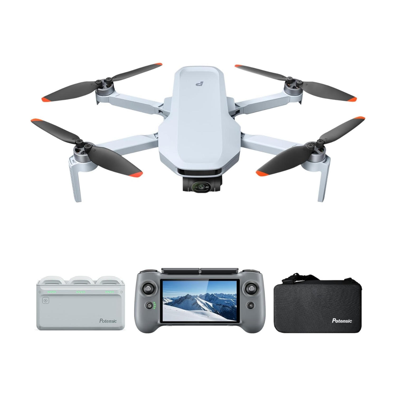 dron atom 2 combo pantalla 14 centimetros grabacion 4k 96 minutos vuelo ideal para chile