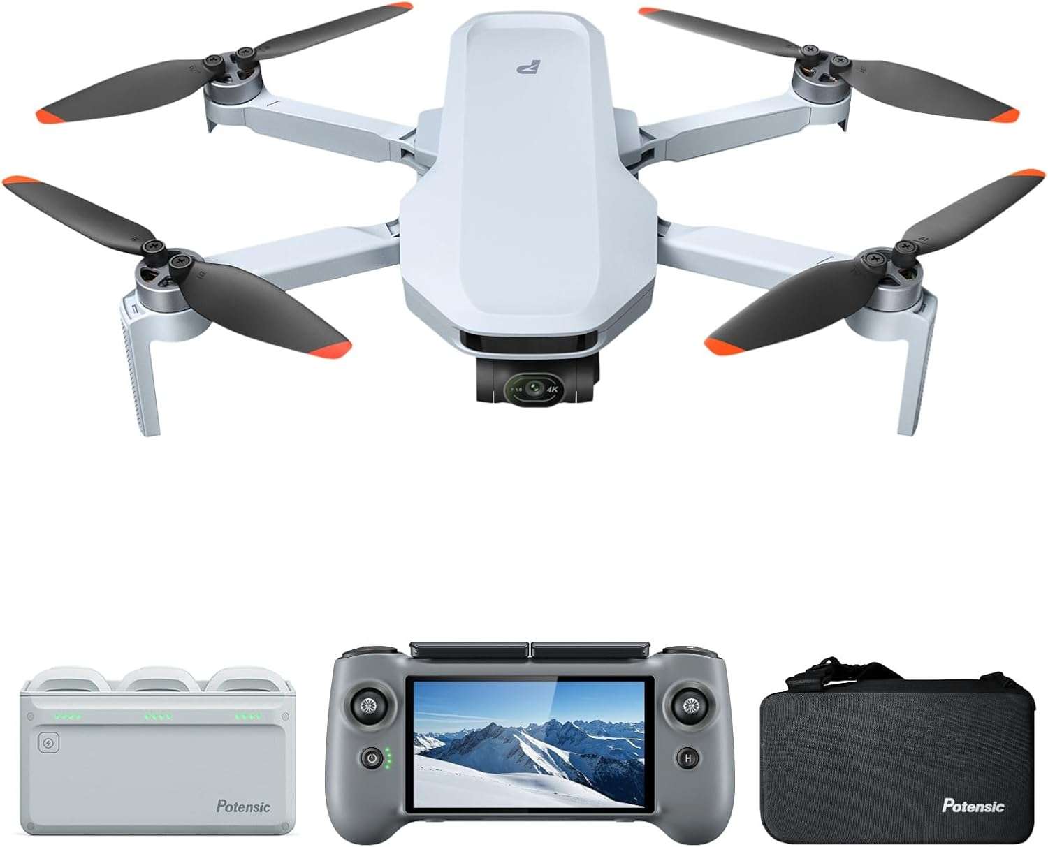 dron atom 2 combo pantalla 14 centimetros grabacion 4k 96 minutos vuelo ideal para chile