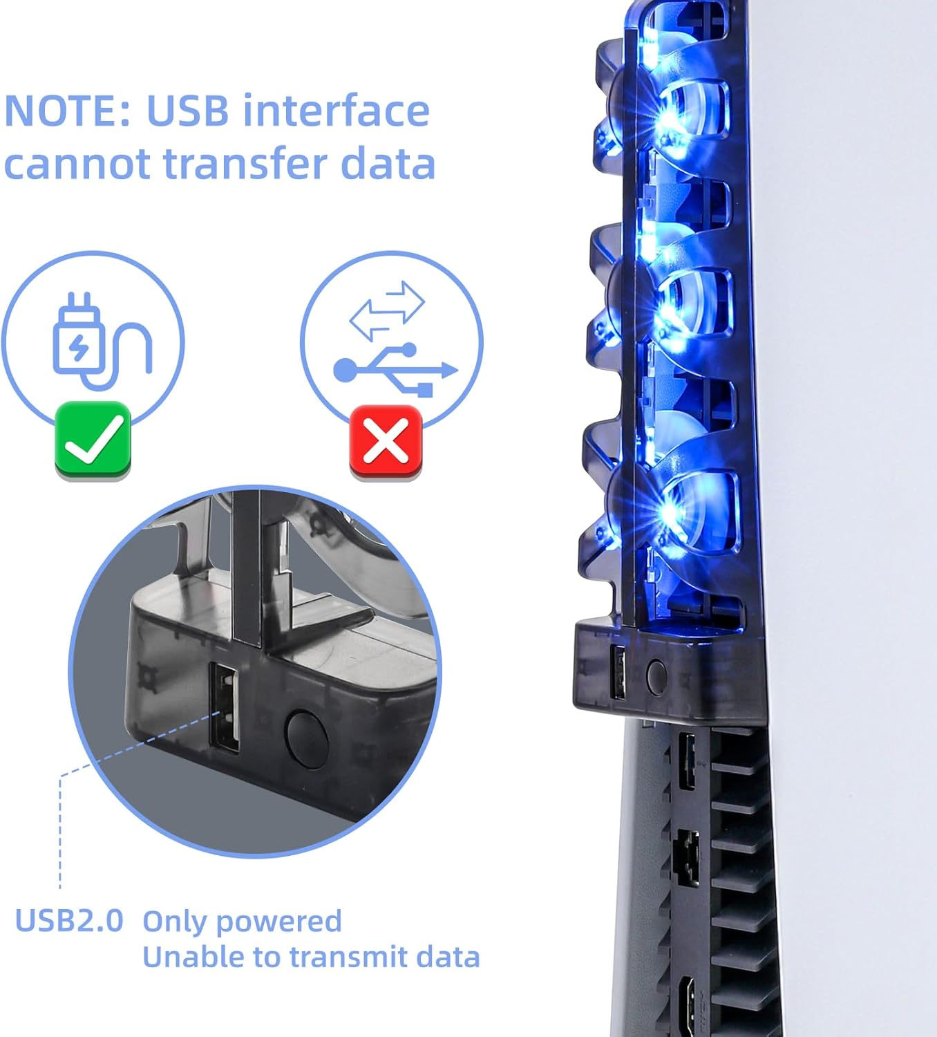 ventilador extractor de calor para consola playstation 5 original edicion disco y digital ideal para gamers en chile
