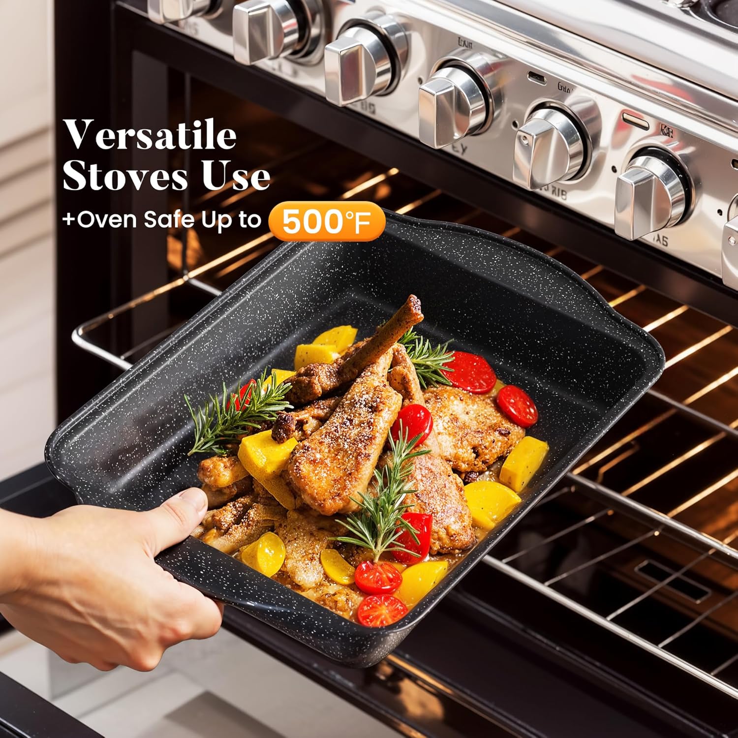 bateria cocina 30 piezas granito juego ollas sartenes induccion antiadherente moldes reposteria cuchillos libre pfoa chile