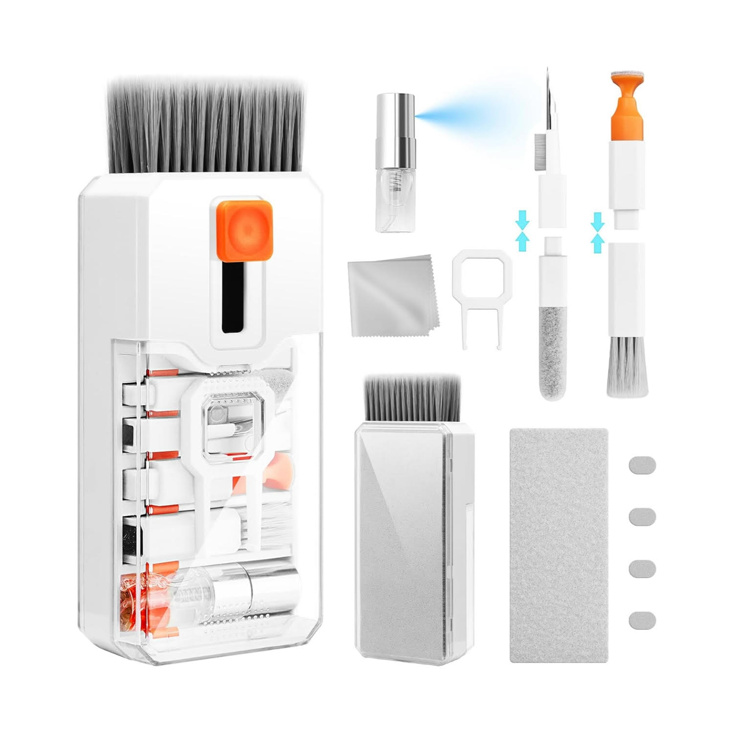 kit de limpieza teclado pantalla computador 10 en 1 extractor teclas y cepillos ideal para chile