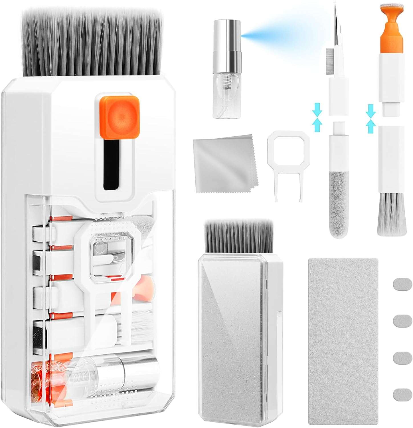 kit de limpieza teclado pantalla computador 10 en 1 extractor teclas y cepillos ideal para chile