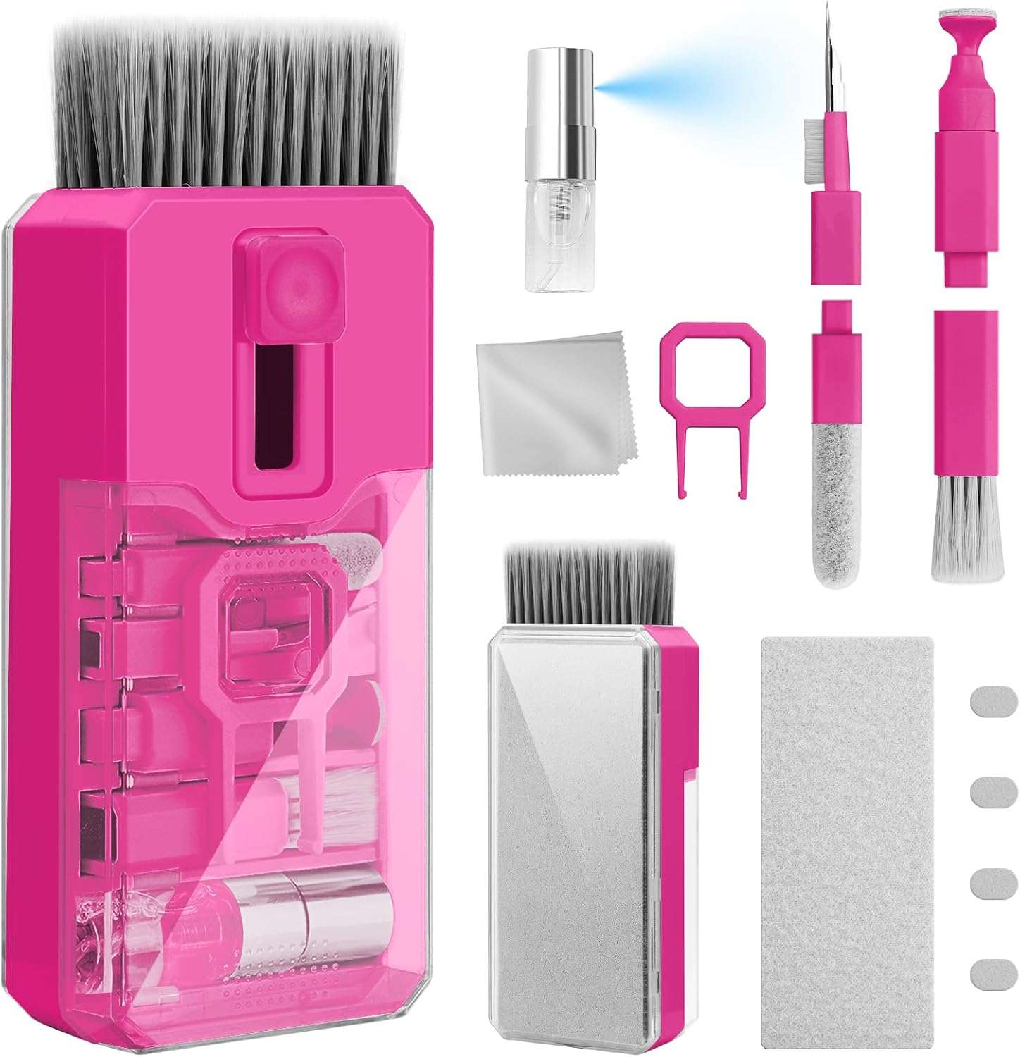 kit de limpieza teclado pantalla computador 10 en 1 extractor teclas y cepillos ideal para chile