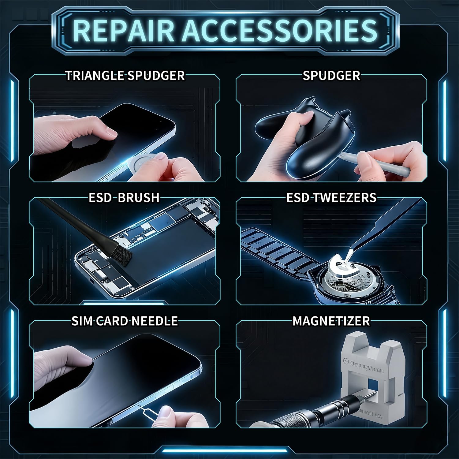 Kit de destornilladores de precision 122 en 1 con puntas magneticas para reparar pc y celulares en chile