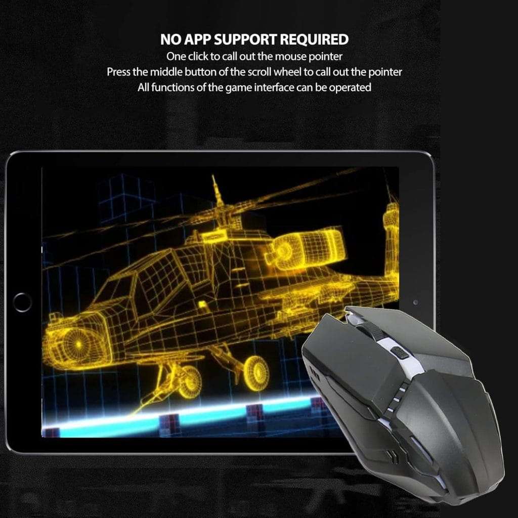 combo teclado y mouse gamer para celular 4 en 1 bluetooth ideal para jugar en chile