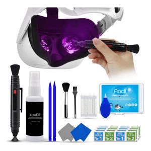 kit limpieza lentes vr consolas oculus ps5 xbox switch estuche ideal para mantener setup gamer en chile