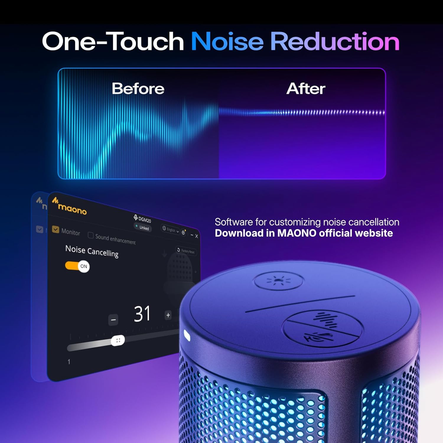 microfono gamer usb rgb con brazo articulado cancelacion de ruido ideal para streaming en chile