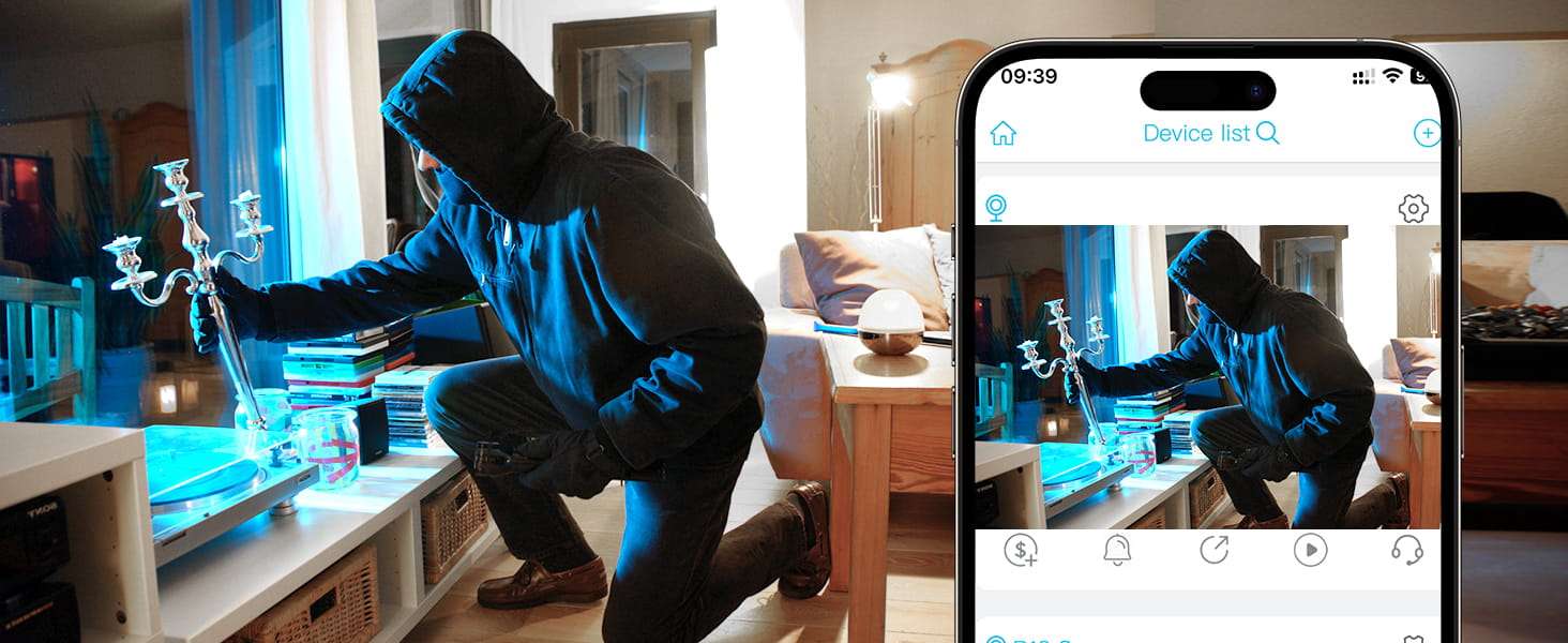 mini camara seguridad wifi 4k bateria larga duracion 100 dias vision nocturna monitor mascotas espia interior chile