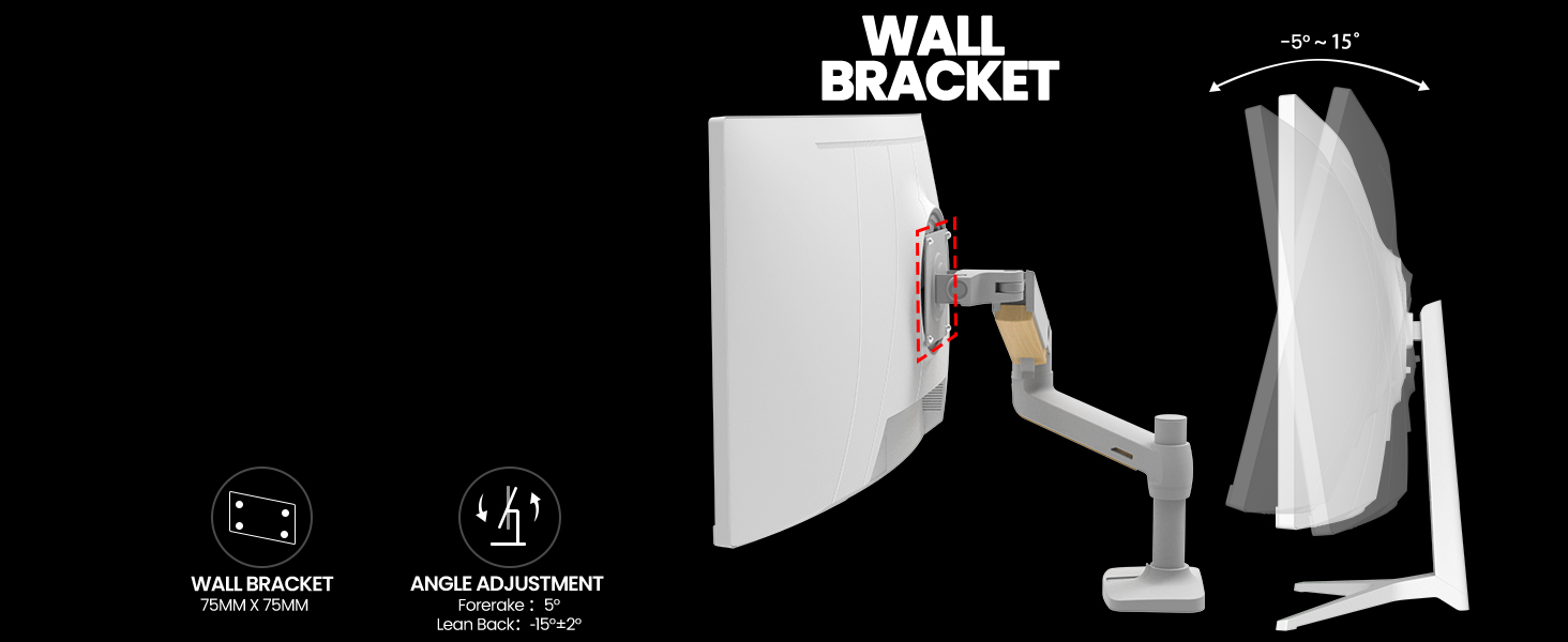 Monitor gamer curvo ultrawide de 34 pulgadas color blanco con resolucion wqhd a 165hz en chile