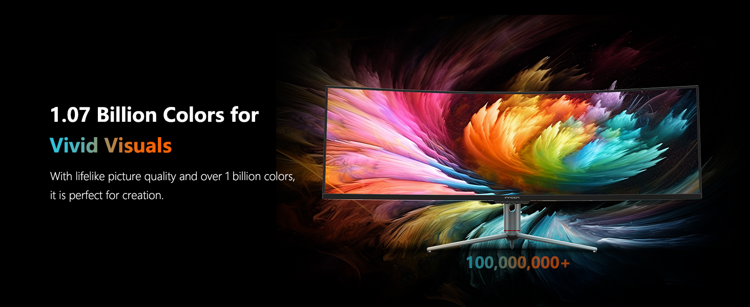 Monitor gamer curvo ultrawide de 49 pulgadas a 240hz con resolucion dual qhd sobre un escritorio chile