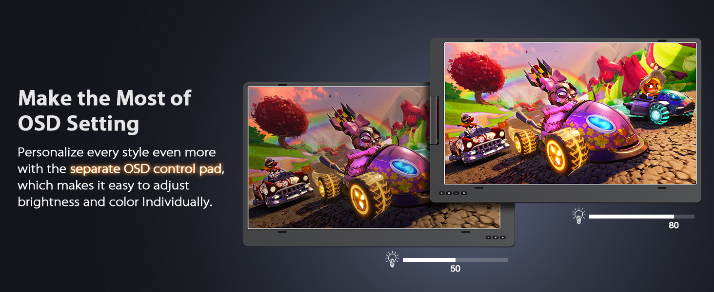 Monitor Portatil Doble Pantalla 15.6 Pulgadas para Notebook USB C - Imagen 14