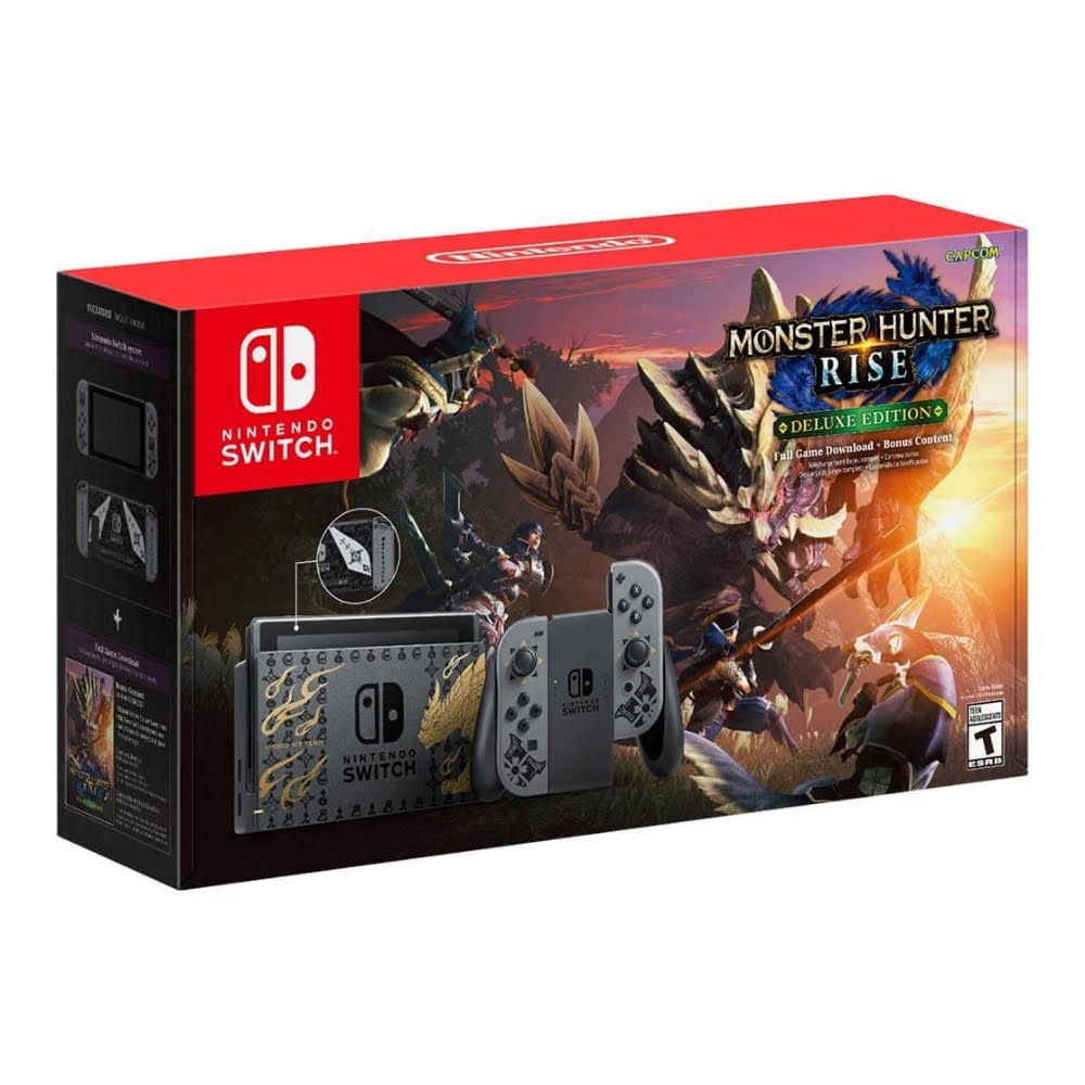consola nintendo switch edicion monster hunter rise juego digital ideal para cazadores en chile