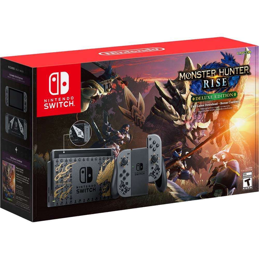 consola nintendo switch edicion monster hunter rise juego digital ideal para cazadores en chile