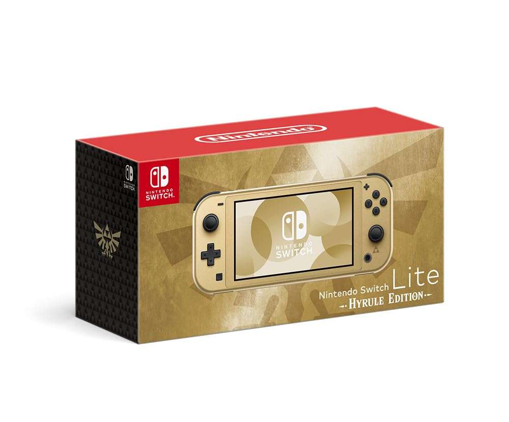 consola nintendo switch lite edicion hyrule dorada version internacional ideal para jugar en chile