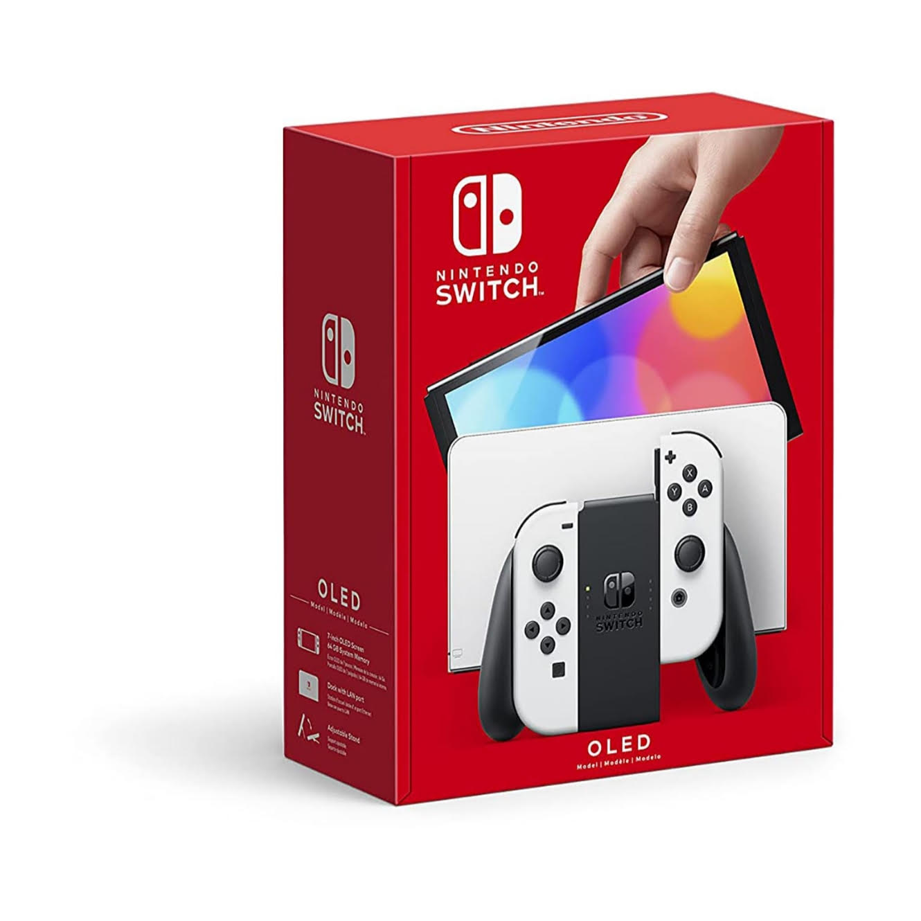 consola nintendo switch oled blanca 64gb pantalla 18 centimetros ideal para jugar en chile
