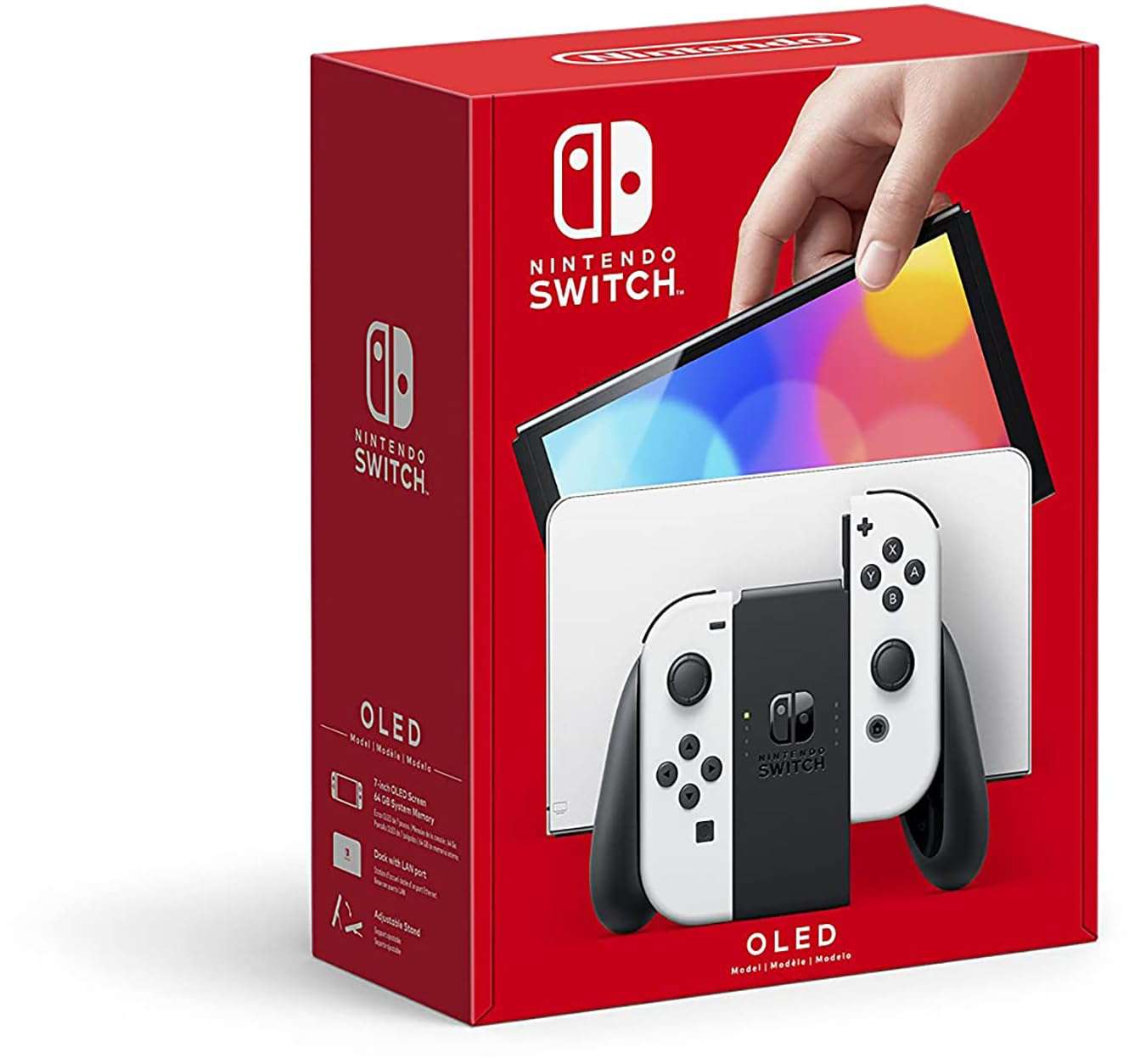 consola nintendo switch oled blanca 64gb pantalla 18 centimetros ideal para jugar en chile