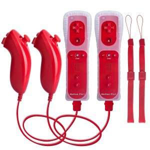 pack de dos controles nintendo wii u con motion plus y nunchuck para jugar en chile