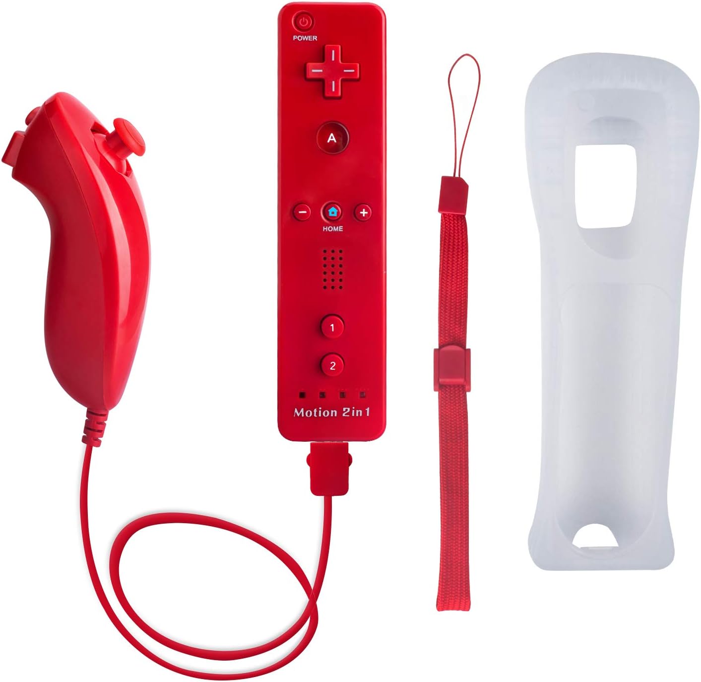 pack de dos controles nintendo wii u con motion plus y nunchuck para jugar en chile