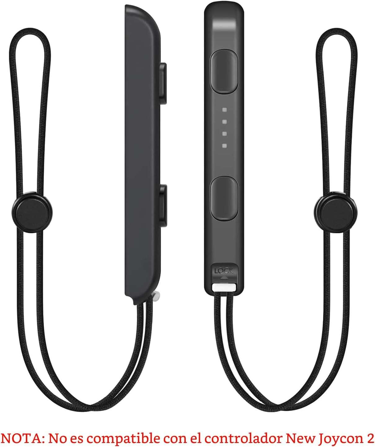 Pack de dos correas de repuesto para controles Joycon de Nintendo Switch ideales para juegos de movimiento en familia