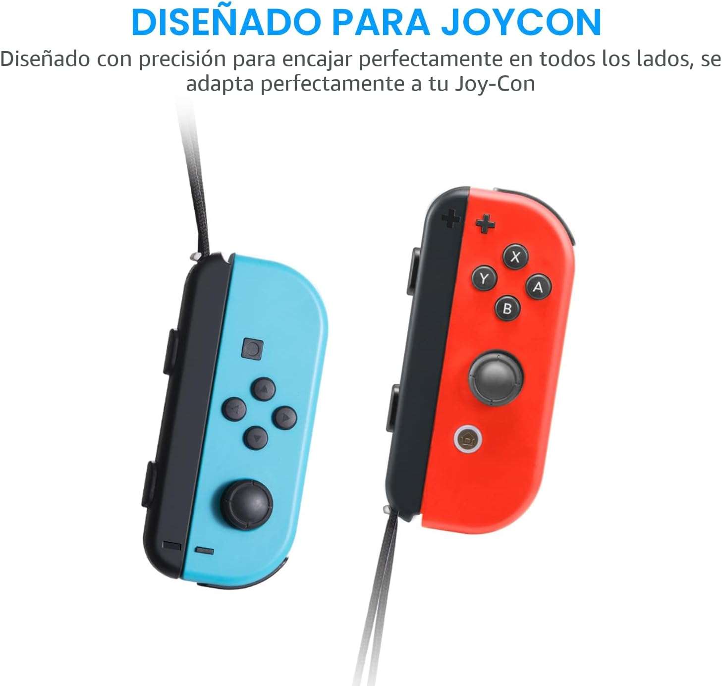Pack de dos correas de repuesto para controles Joycon de Nintendo Switch ideales para juegos de movimiento en familia